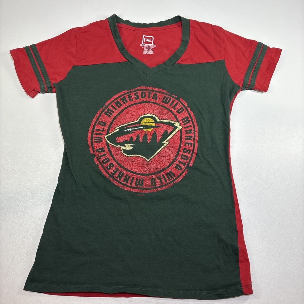 NHL Minnesota Wild Women's T-Shirt  Small‎ ProEdge